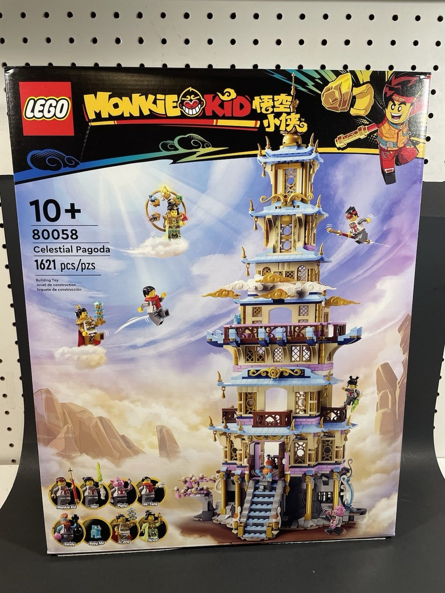 LEGO MONKIE KID 80058 CELESTIAL PAGODA SET WITH BOX - MISSING NUWA