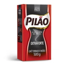 Cafe Pilao Extraforte 500 grs. - 10 Pack. / Extra Strong Coffee 17.6 oz. - 10 Pa