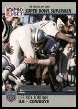 1990-91 Pro Set Super Bowl XXV | Lee Roy Jordan #89 Dallas Cowboys