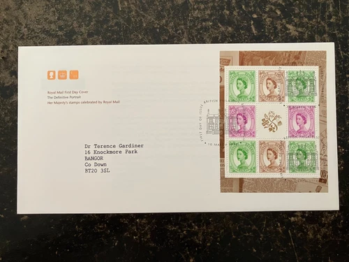 United Kingdom 1998 - Elizabeth II Souvenir Sheet stamps FDC Edinburgh Philateli