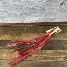 Vintage Grip Streamers Red NOS Glitter Sparkle Muscle Bike Fits Apple Krate
