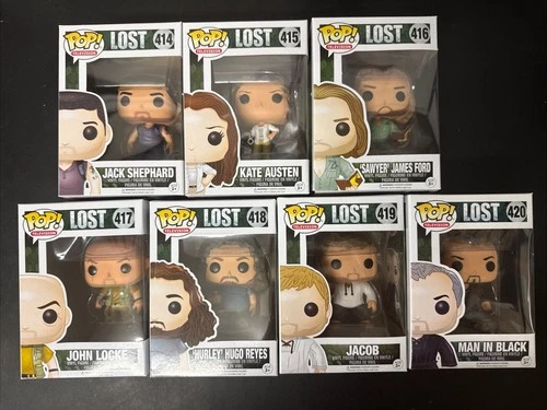 Lot of 7 Lost Funko Pop Television Set
