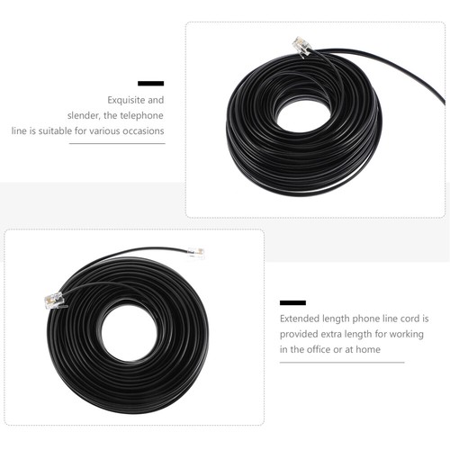 Telephone Cable Extension Connecting Line Appliance Cord Accessories - Zdjęcie 8 z 12
