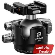 Leofoto LH-55LSC Lever-Control Hybrid Clamp Ballhead - Arca Clamp