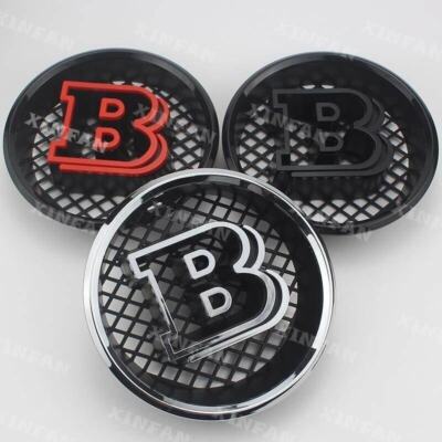 sign B 185mm. Car front grille emblem for Brabus G class w463 G500 G350 G63 G65
