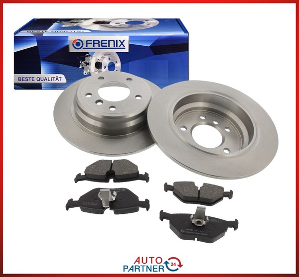 Bremsscheiben 298Mm Voll + BelÄGe Hinten FüR BMW 5Er E39 Nur Limousine-image