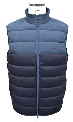BARBOUR - WESTE STEPPWESTE HEBURN GILET - FIBRE DOWN - BLAU - Größe L - NEU