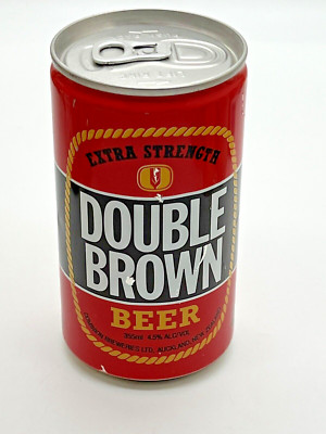 Vintage DOUBLE BROWN Beer Can New Zealand *PART OF 400 CAN