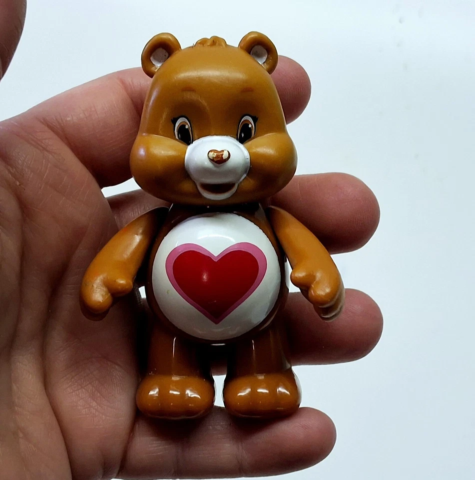 Care Bears "Tenderheart Bear" Bolsa Ciega Figura Just Play PVC Juguete 3" Decoración de Pasteles Foto 2 de 3