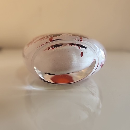 Large Beautiful Chinese Reverse Painted Glass Snuff Bottle 7.5" Tall with Case - Picture 15 of 24