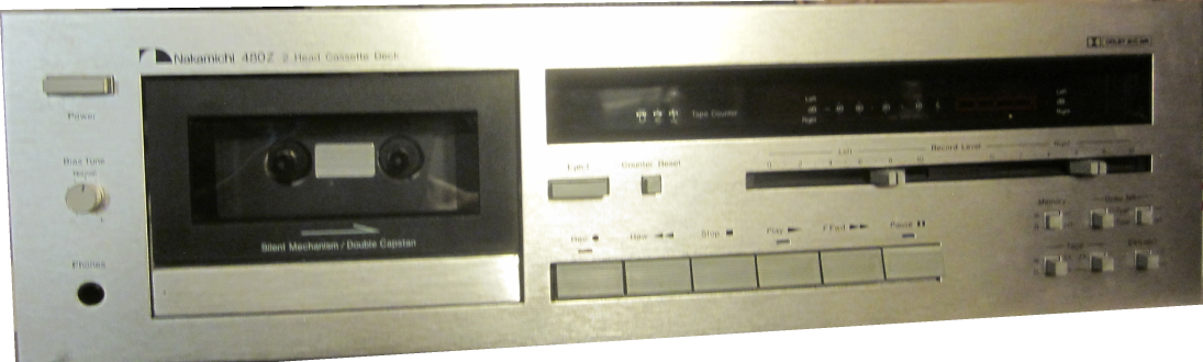 Nakamichi 480Z 2 head Cassette Deck Dolby B,C fully serviced Nakamichi 480Z 2 head Cassette Deck Dolby B,C fully serviced