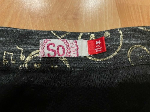 Black and Gold Emoji Skirt, Girls, Size 10, Gently Used, SO - Picture 3 of 4