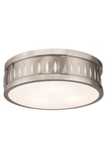Livex Lighting Vista Flush Mounts, Brushed Nickel - 65508-91