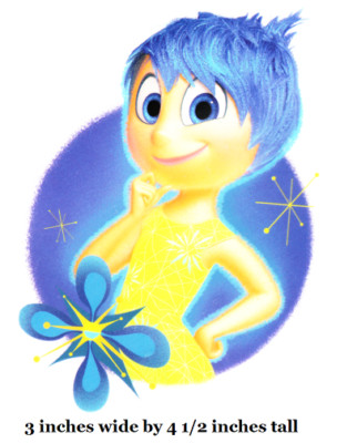 Joy Decal Wall Decal Inside Out Sticker Disney Movie Peel Stick Vinyl Art Decor