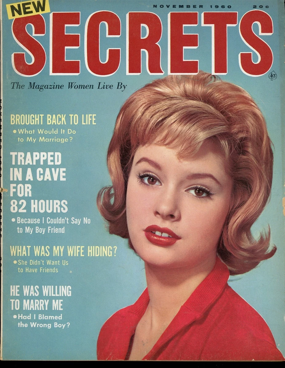 SECRETS November 1960 Magazine Trapped in a Cave for 82 Hours I