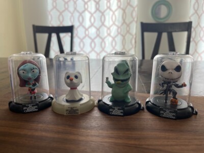 Disney Zag Toys: Nightmare before Christmas Lot Of Four Jack, Sally, Zero, Oogie