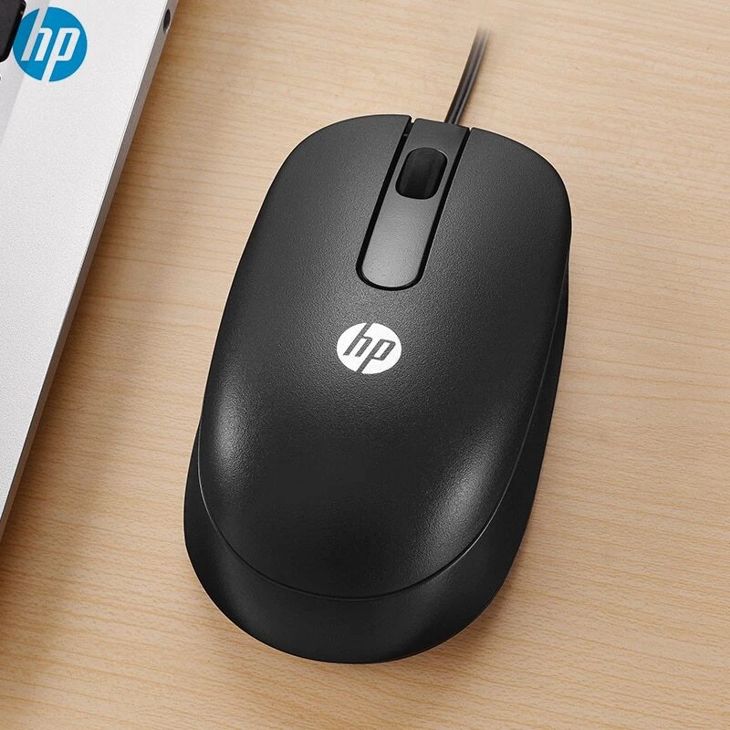 HP Wired Mouse 1000 DPI laptop PC Games office home business USB mouse - Image 2 of 3