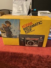 Vintage Kodak Instamatic X-35F Color Outfit Camera In Original Box