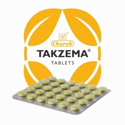 Charak Takzema Herbal Tablets Helps to Heal the Skin Free Shipping 30 Tabs