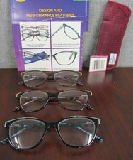 Design Optics Limited Designer Full Frame Ladies Reading Glasses- 3 PACK 1.25 