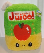 BRAND NEW Squishable  Apple Juice Box Plush Large Pillow 17” Tall NWT