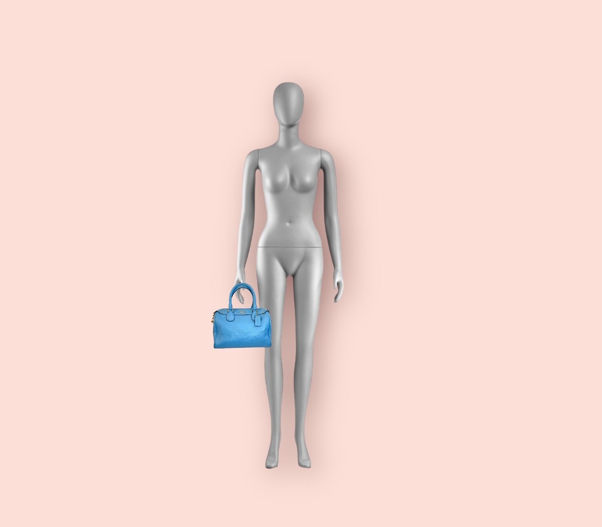 COACH Mini Bennett Bluejay Luxury Leather Satchel Handbag