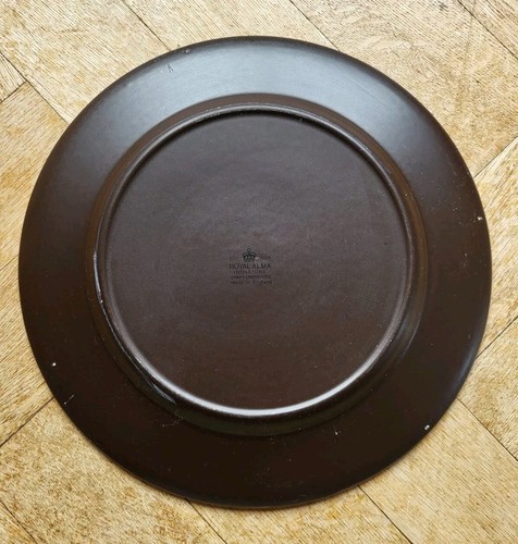 VINTAGE RETRO 1960'S/1970'S ROYAL ALMA BROWN, ORANGE & YELLOW DINNER PLATES X6 - Picture 9 of 21