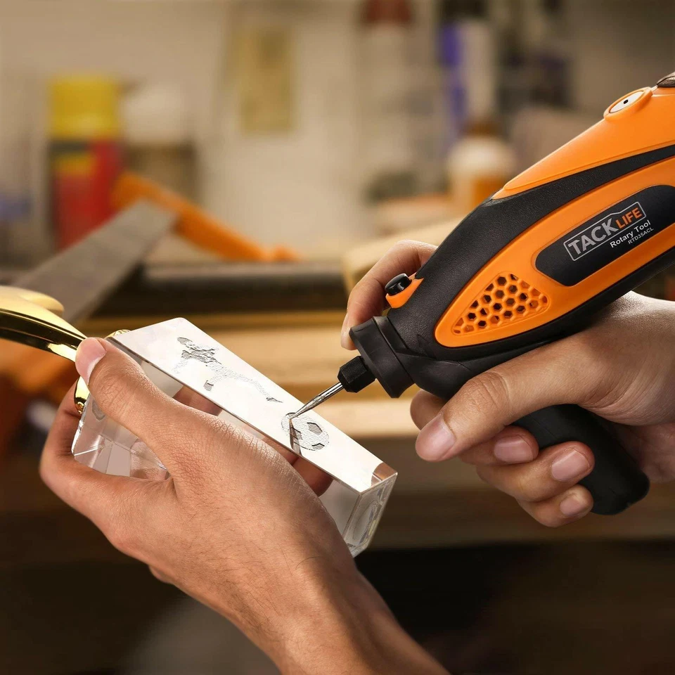 TACKLIFE Rotary Tool Kit Variable Speed with Flex shaft, 80 Accessories, 3 Attac - Image 3 of 4