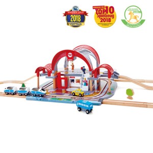 Hape Grand City Station Railway Playset 