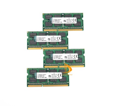 Kingston 4x 4GB 2RX8 PC3-12800S DDR3 1600Mhz SODIMM 1.5V Notebook Memory RAM ,, - Picture 4 of 8