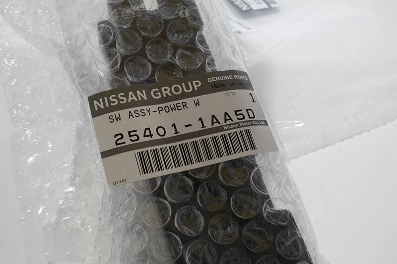 Interruptor de bloqueo de ventana y puerta principal del conductor Nissan Murano OEM 09-14 NUEVO 25401-1AA5D Foto 4 de 4