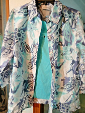 Alfred Dunner 2 piece set Women's Sz. 10 3/4 Sleeve Button Up