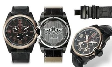 NEW Balmer 1040M Men Swiss Chronograph Veyron Collection Rose Gold Accents Watch