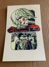 Tyler Stout Pris Blade Runner GID Handbill Pro/Con Series World Screen Print Red