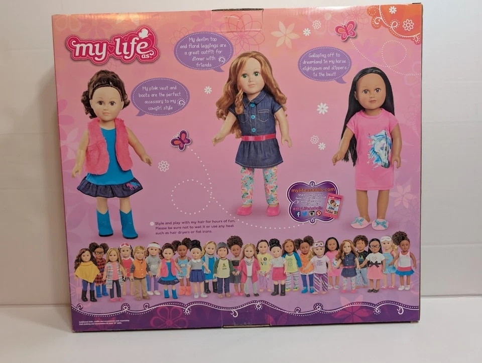 MI VIDA COMO 18" MUÑECA PAQUETE DE 3 CONJUNTO DE ROPA--#18825--NUEVO--SELLADO DE FÁBRICA Foto 2 de 3