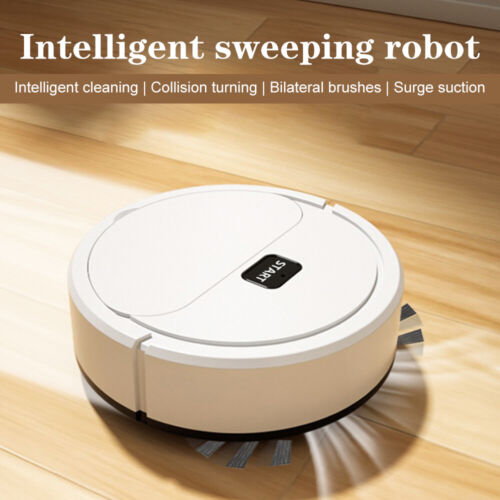 Saugroboter Bodenwischmaschine Kehrmaschine 3 in 1 Smart Dust Auto Sweeper USB - Bild 4 von 26