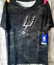 Authentic NBA Store San Antonio Spurs Basketball Shirt Sz Youth Med