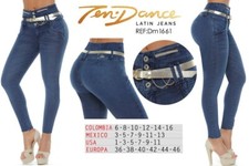 Jeans Colombianos levantacola push up butt lifter levanta pompis fajas 1661