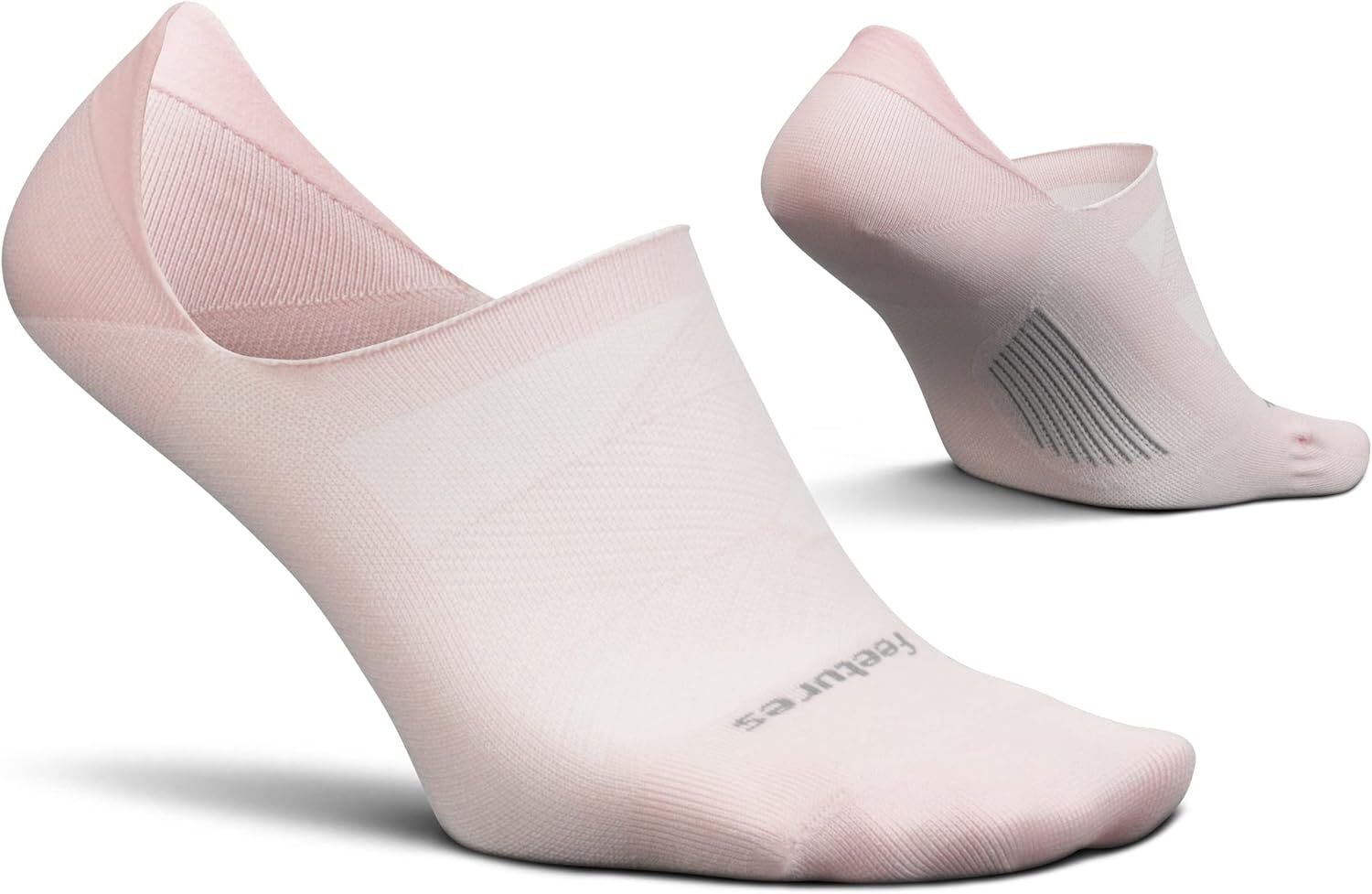 Feetures Elite Invisible Socks - Anti-Slip Sport Sock Medium, Propulsion Pink