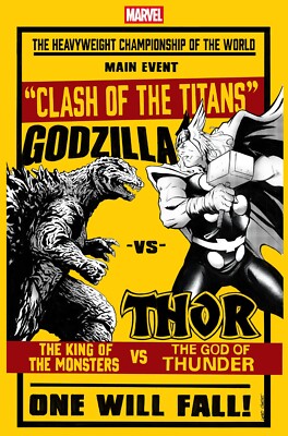 GODZILLA VS. THOR #1 LEE GARBETT VERSUS VARIANT 5/7/25 PRESALE