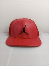 Nike Youth Jordan ALL NET Snapback Cap Hat 9A1769 Gym Red R78