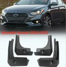 For Hyundai Accent 2018-2021 Mud Fender Flaps Splash Guards Mudflaps Mudguards*4