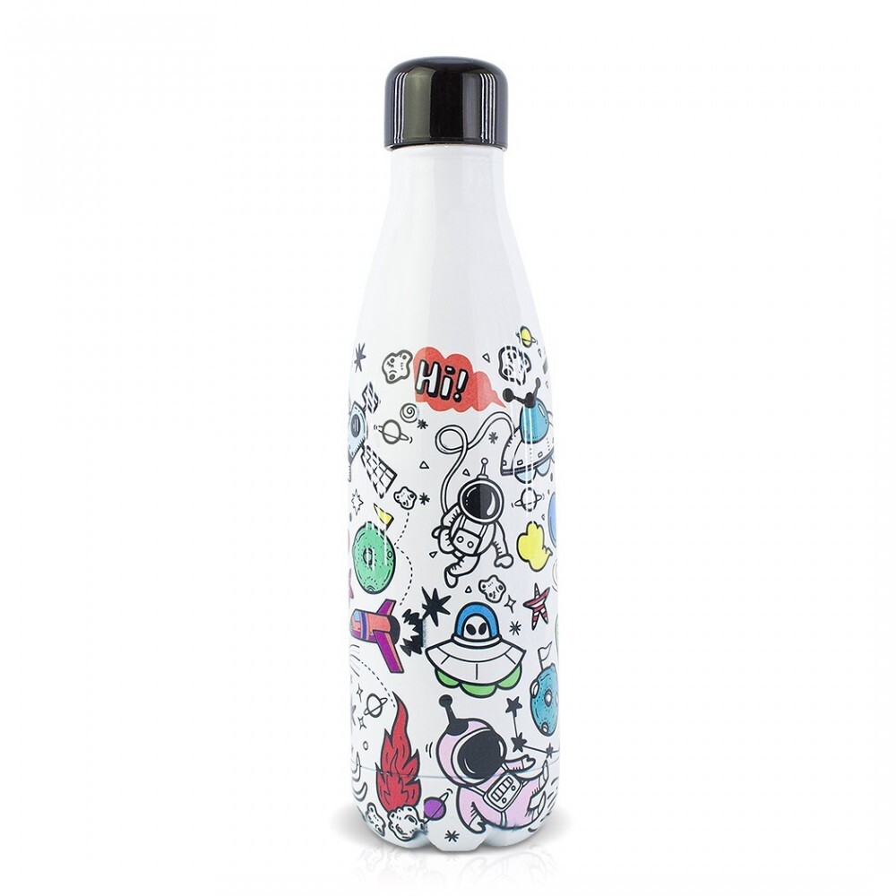 Bouteille thermique SPACE 500ml gourde étanche sans BPA pour boisson chaude