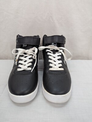 Fila High Top Black/White Sneakers Mens Size 6 3FM00758-013