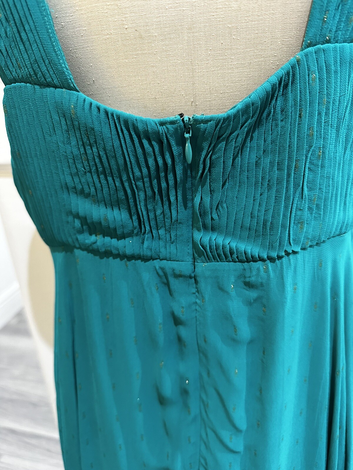 Monsoon Sleeveless fully lined dress. Size 18. Colour Teal eBay