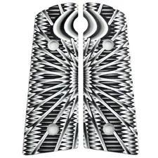 Hudson H9 Aggressive Starburst Grips Fit H9 Pistol Only - Many Color Available