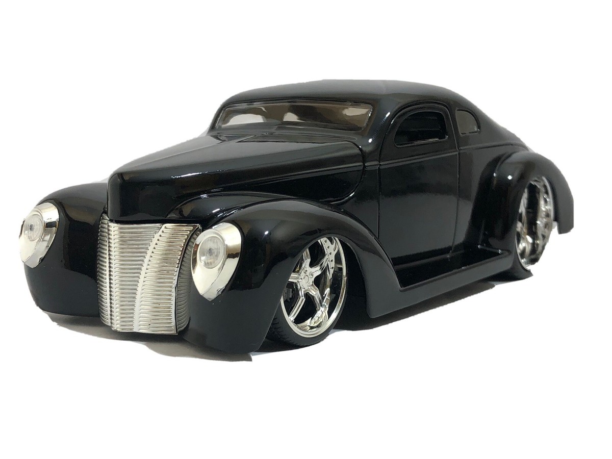 JADA DUB CITY 1940 FORD BLACK 1:24 DIECAST MODEL CAR NEW NO