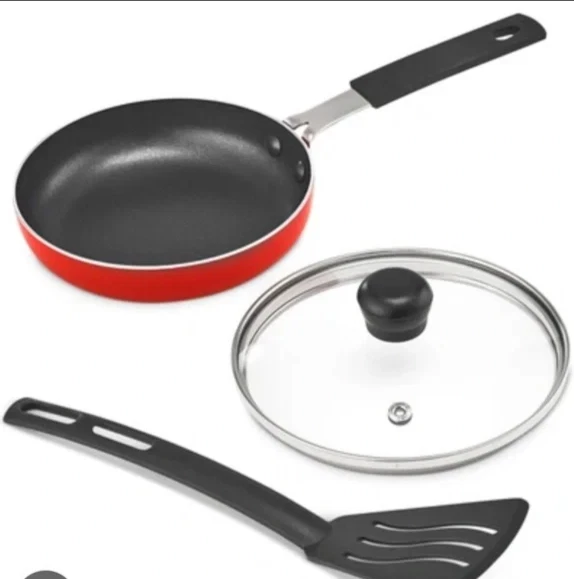 Mini Egg Pan with Spatula and cover Saucepan Collection