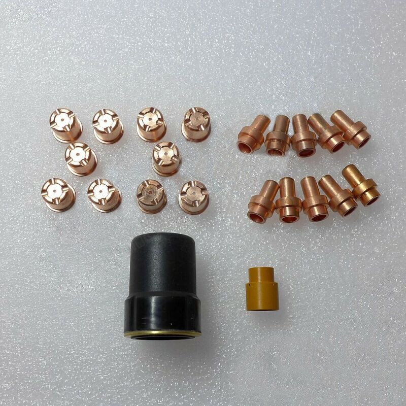 Kit De 45 Pièces Consommables Pour Poste Plasma CUT 50 - Buses, électrodes, Capuchons Céramique, NTG Compatible - 7