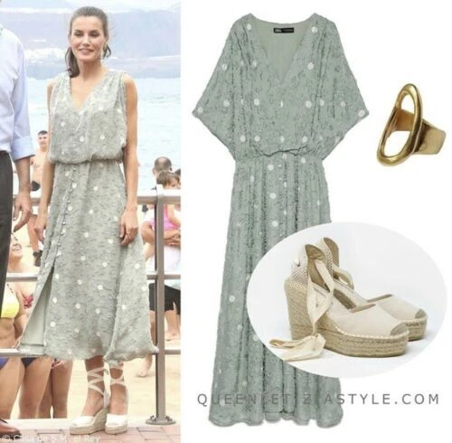 Queen of spain zara hot sale dress